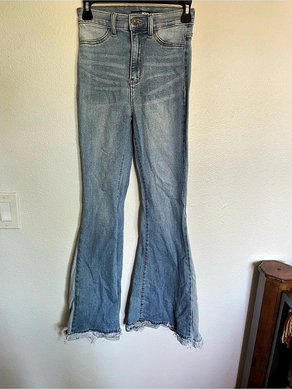 Fashion Nova Women's Flare Jeans in Blue Size 1